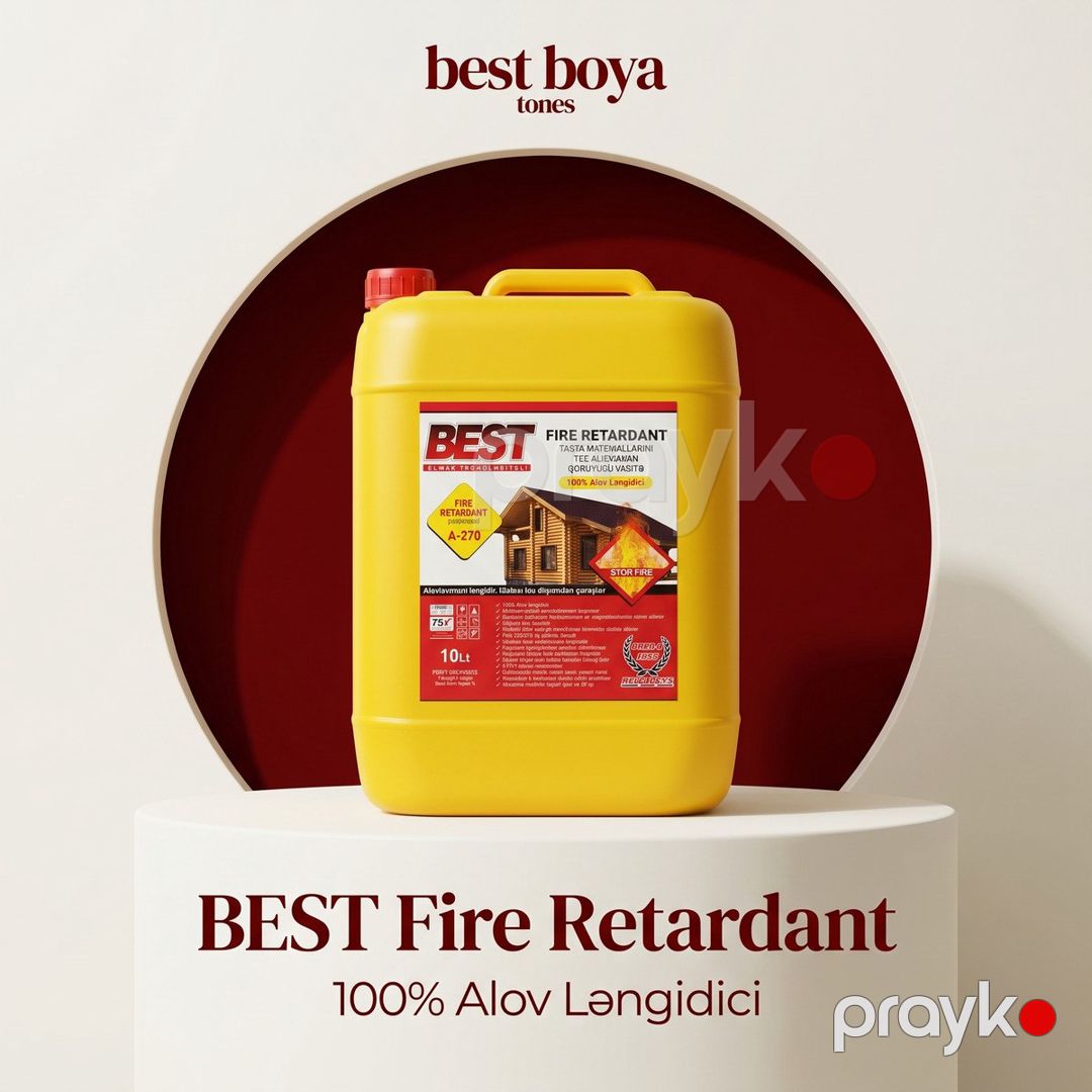 Best Fire Retardant – Taxta üçün Alov Ləngidici Qoruyucu Məhlul — Təmir və inşaat, Bakı