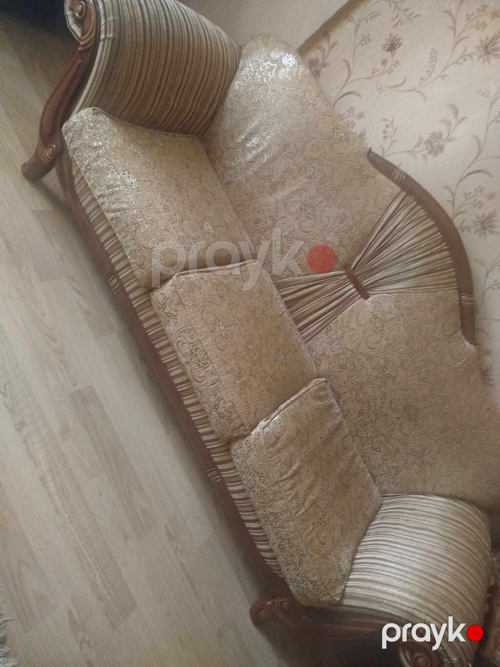 Klassik üslubda yumşaq mebel dəsti - Tərkib: 3 nəfərlik divan + 2 — Yumşaq mobilya dəstləri, Bakı (2)