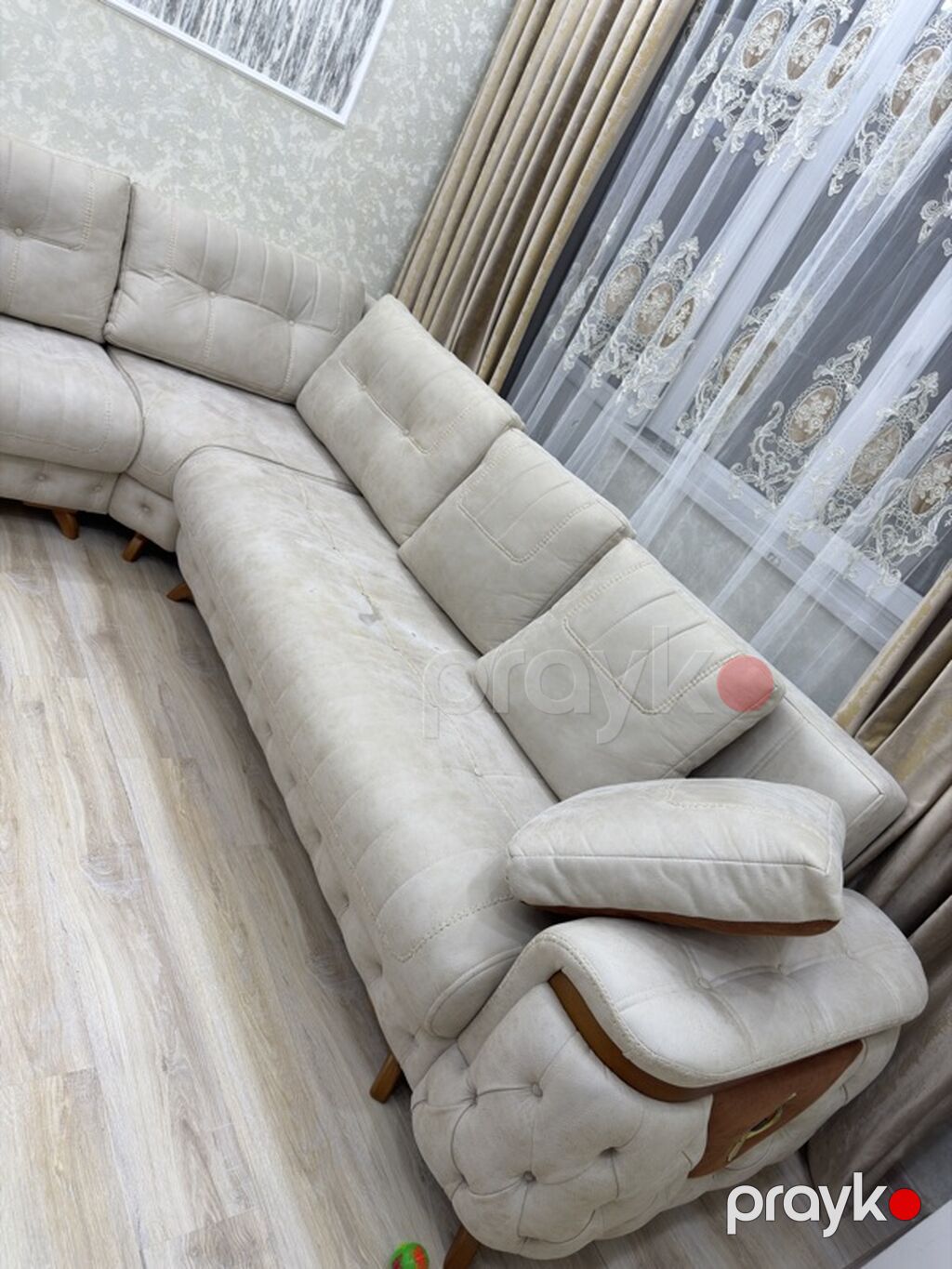 İşlənmiş, Künc divan, Divan, Bazalı, Açılan — Yumşaq mobilya dəstləri, Xırdalan (4)