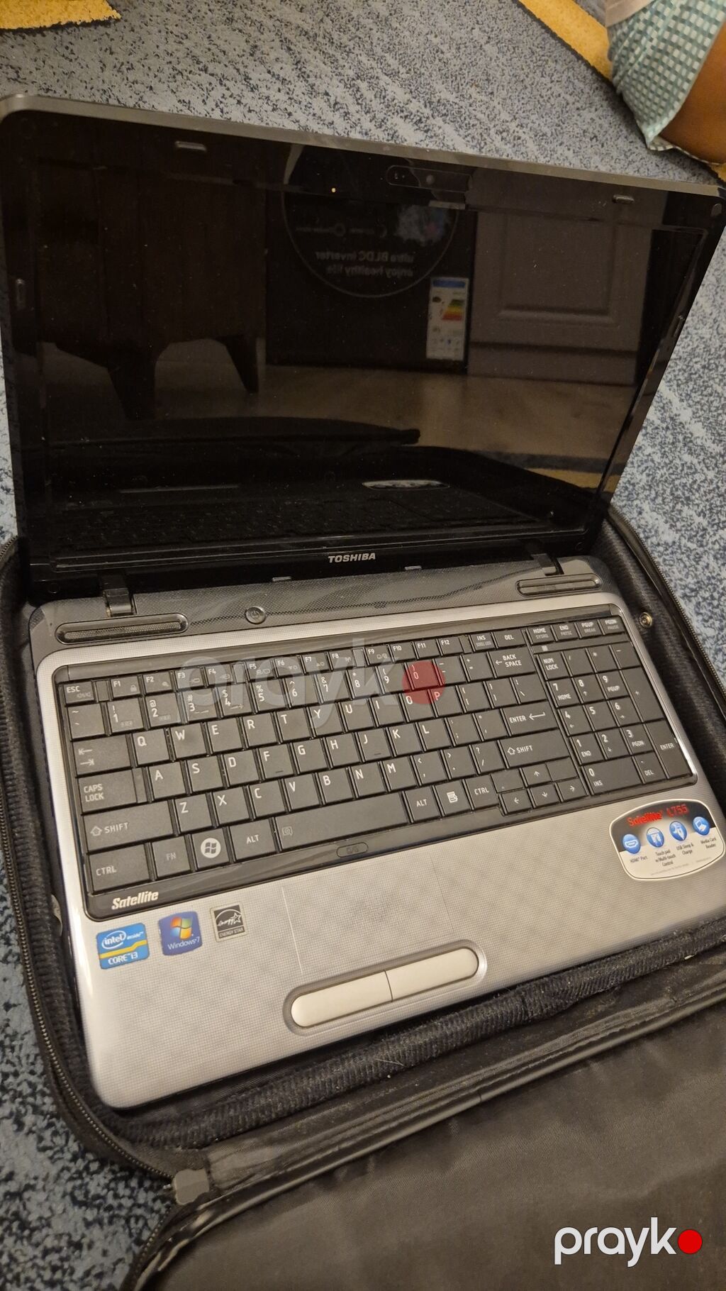 Toshiba Satellite L755 noutbuk Xüsusiyyətlər: - Prosessor: Intel Core — Toshiba, Sumqayıt