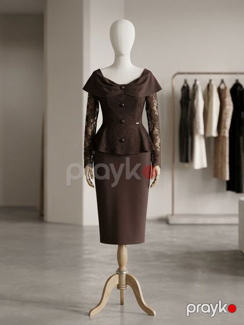 Ziyafət donu, Midi, 3XL — Qobu