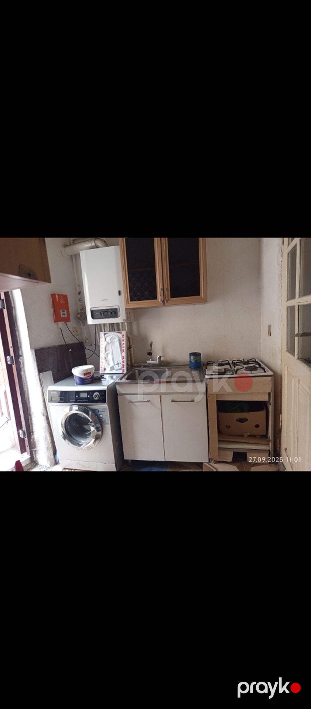 Kirayə üçün 2 otaqlı ev (müxtəlif mebellərlə) - Plan: 1 yataq otağı + — Mənzil, Şabran (3)