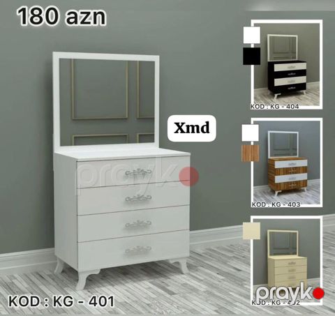 Vizaj stolu və komod dəsti - Model kodeksləri: KG-401, KG-402 — Mehdiabad