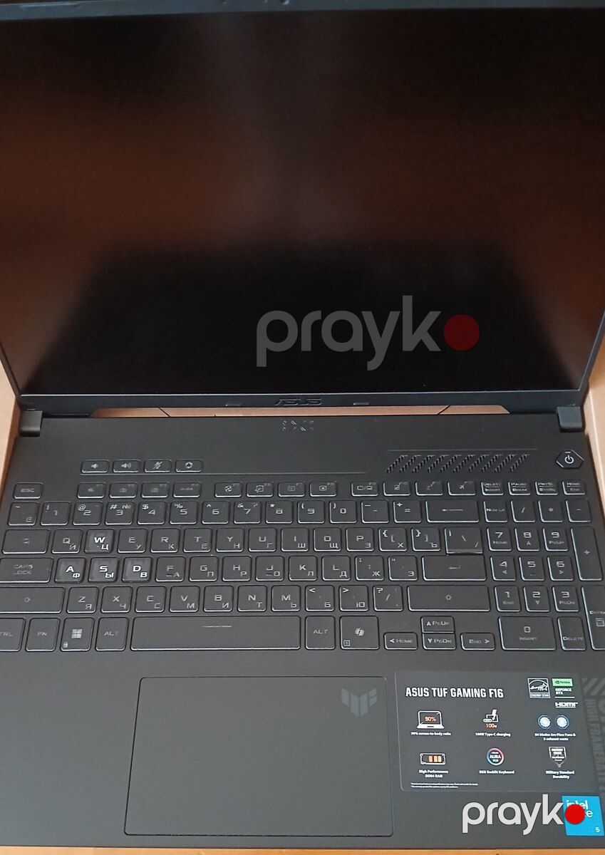 ​Asus TUF Gaming F16, Intel Core 5, RTX 3050 6GB — Noutbuklar, Bakı (11)