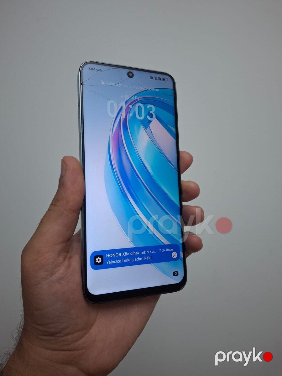 Honor X8a Titanium Silver 128GB/6GB — Smartfonlar, Bakı (5)