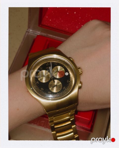 Swatch Irony Chronograph YOG403G qol saatı — Bakı