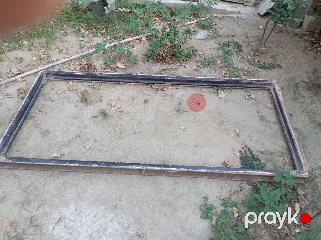 Dəmir qapı dəsti - Material: möhkəm metal karkaslı, iki tərəfli dəmir — Pəncərələr, qapılar, balkonlar, Mehdiabad (3)