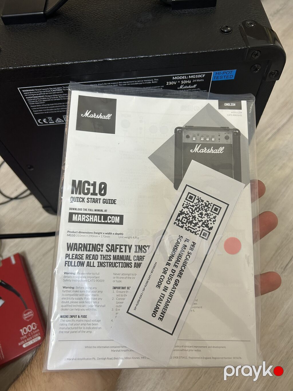 Marshall MG10 Gold Real alıcıya endirim var — Studiya və konsert üçün, Bakı (4)