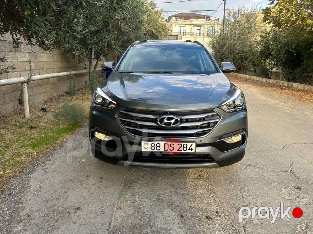 Hyundai Santa Fe, 2.0 L, 2017 il, 135 880 km — Avtomobillər, Bakı