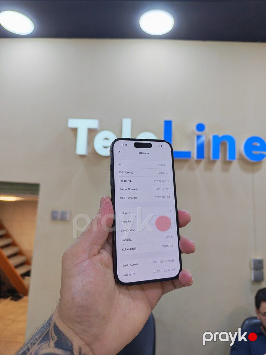 Apple iPhone 15 Pro Blue Titanium 128GB/8GB — Smartfonlar, Bakı (3)