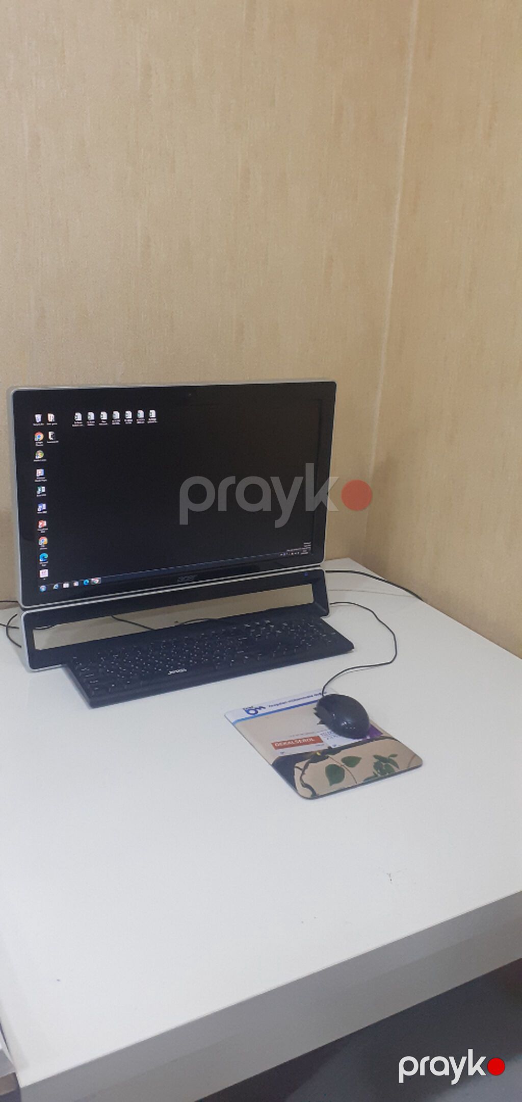 Acer MonoBlok ev şəraitində istifadə olunub sınığı cızığı əziyi yoxdu — Masaüstü kompüterlər, Bakı