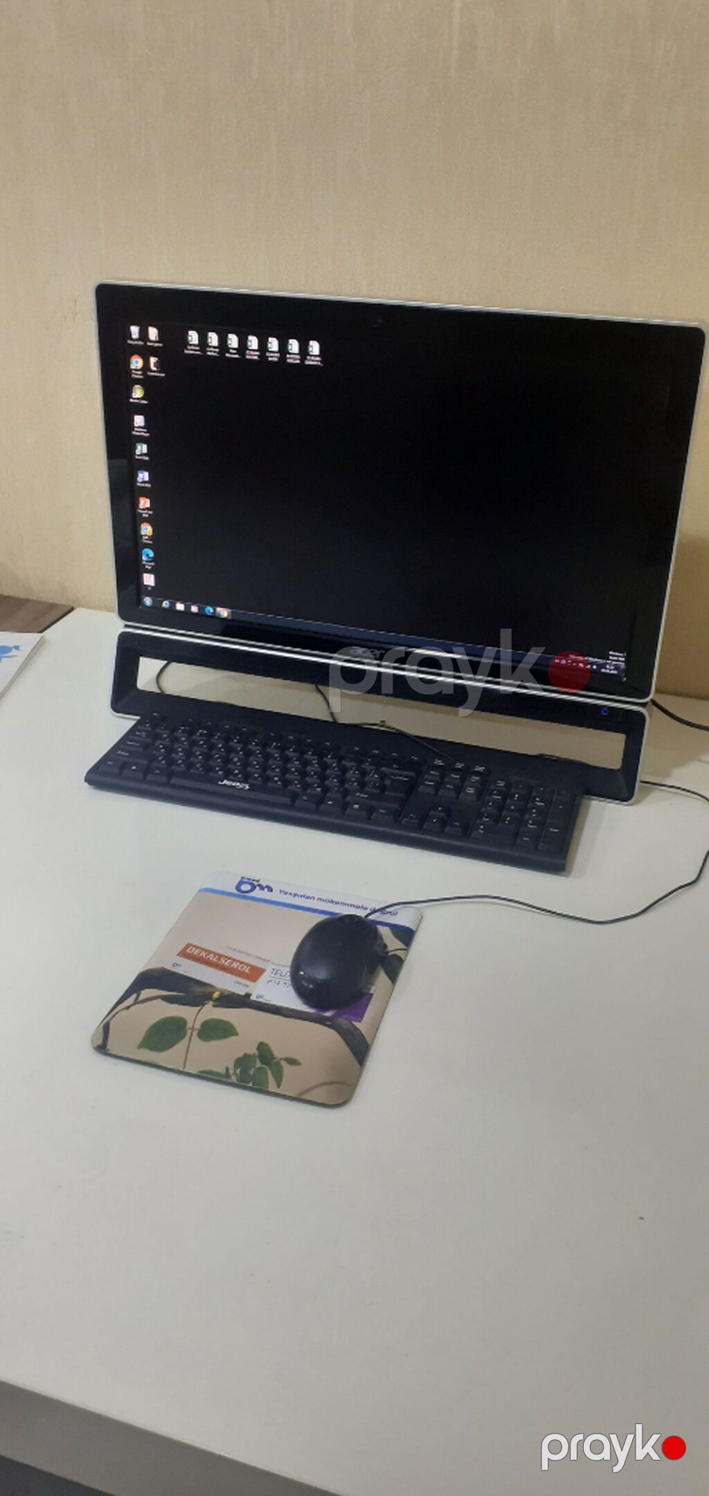 Acer MonoBlok ev şəraitində istifadə olunub sınığı cızığı əziyi yoxdu — Masaüstü kompüterlər, Bakı (3)