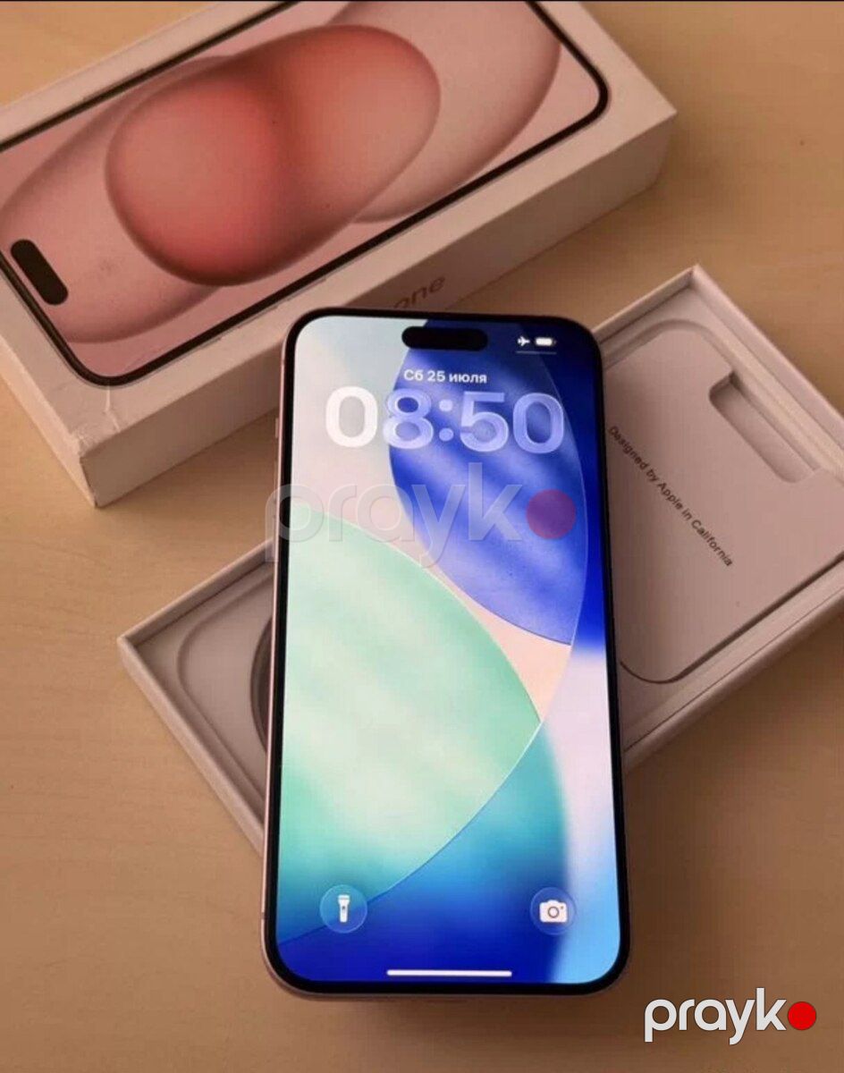 Apple iPhone 15 Plus Pink 128GB/6GB — Smartfonlar, Bakı (2)
