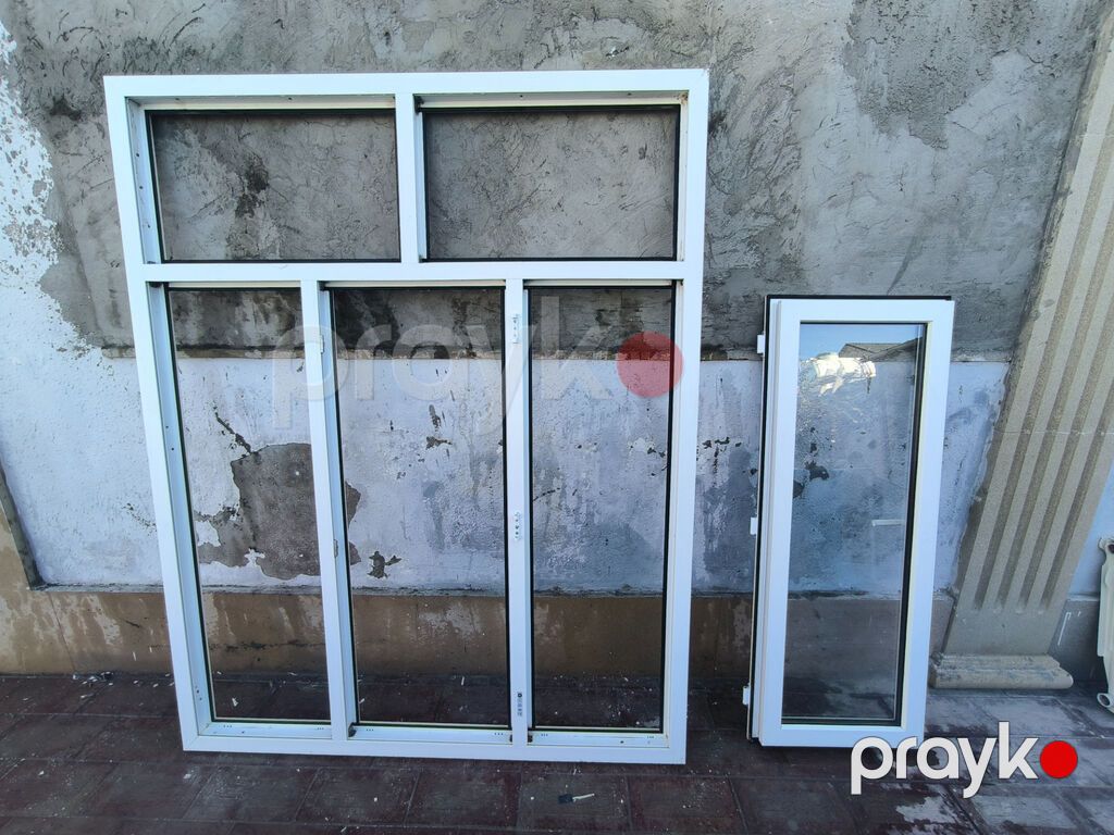 İşlənmiş İkiqat şüşə paketi Plastik pəncərə, Еni: 149 sm, Uzunluğu: 186 sm — Pəncərələr, qapılar, balkonlar, Bakı (2)
