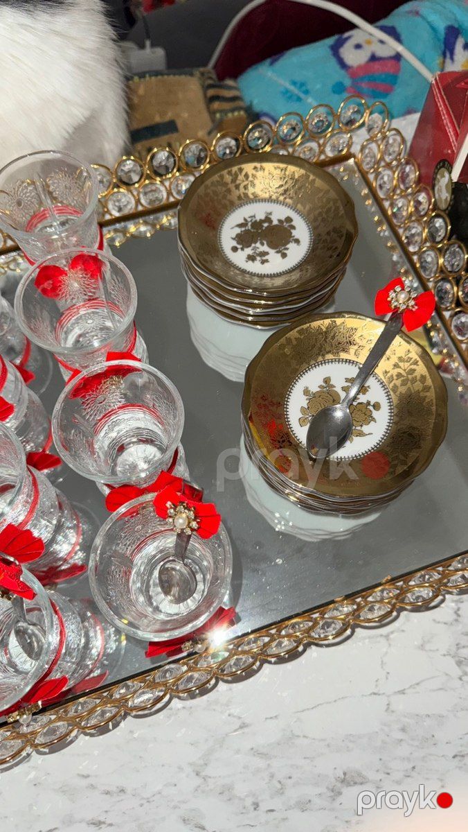 Ziyafət çay dəsti — Qablar və mətbəx əşyaları, Bakı (3)