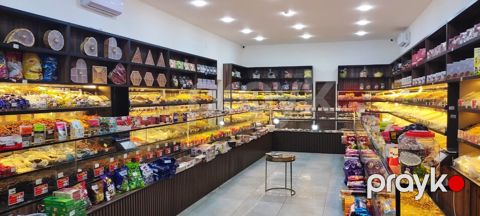 Ərzaq və çərəz mağazası üçün müasir mebel və avadanlıqlar