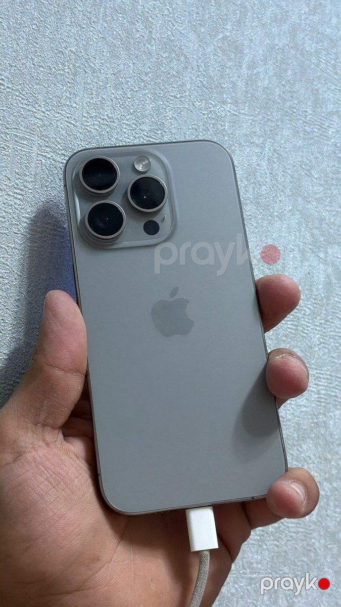 Apple iPhone 15 Pro Natural Titanium 256GB/8GB — Smartfonlar, Bakı