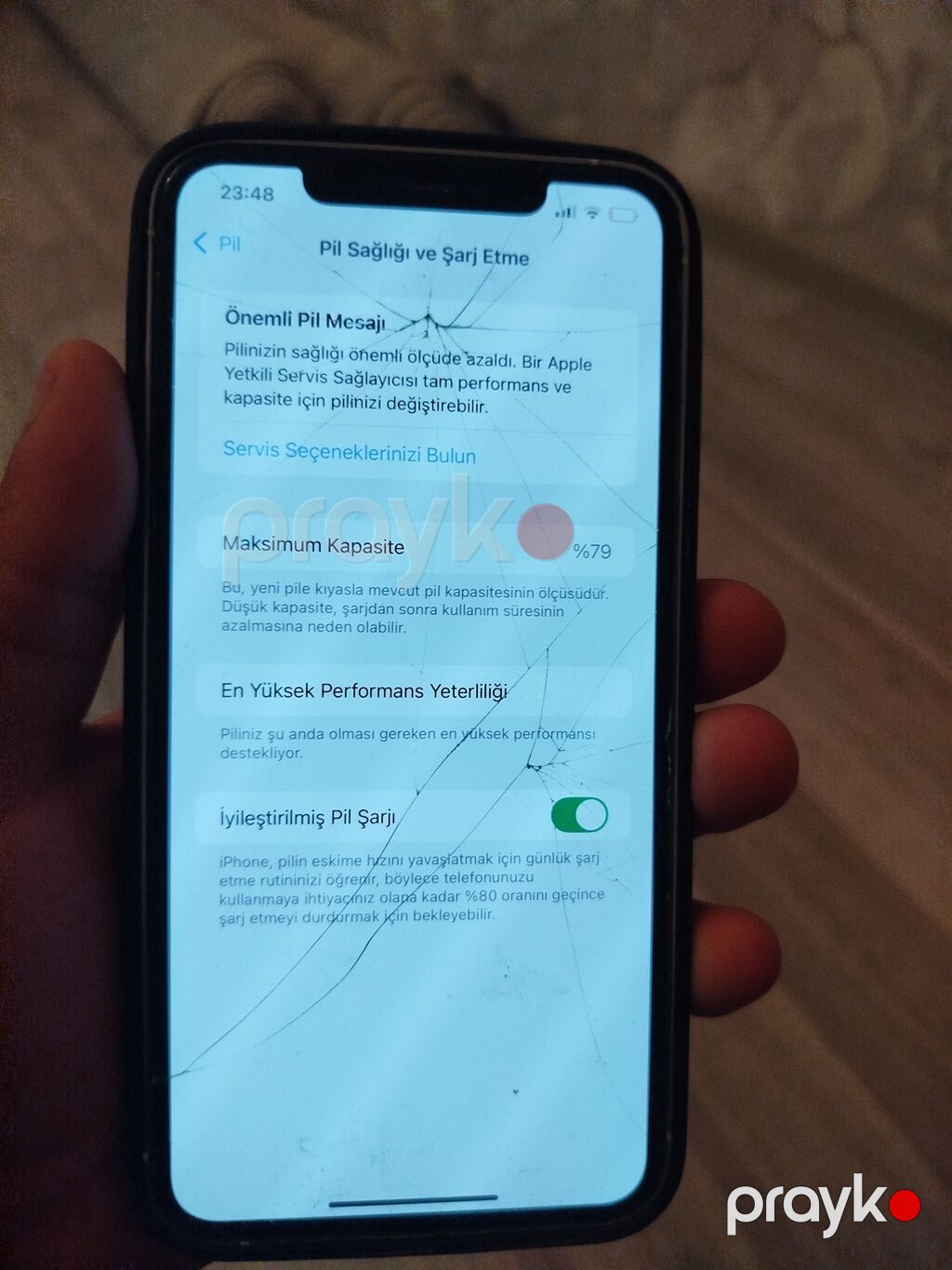 IPhone Xs Max, 256 GB, Qırmızı, Qırıq — Apple iPhone, Sumqayıt