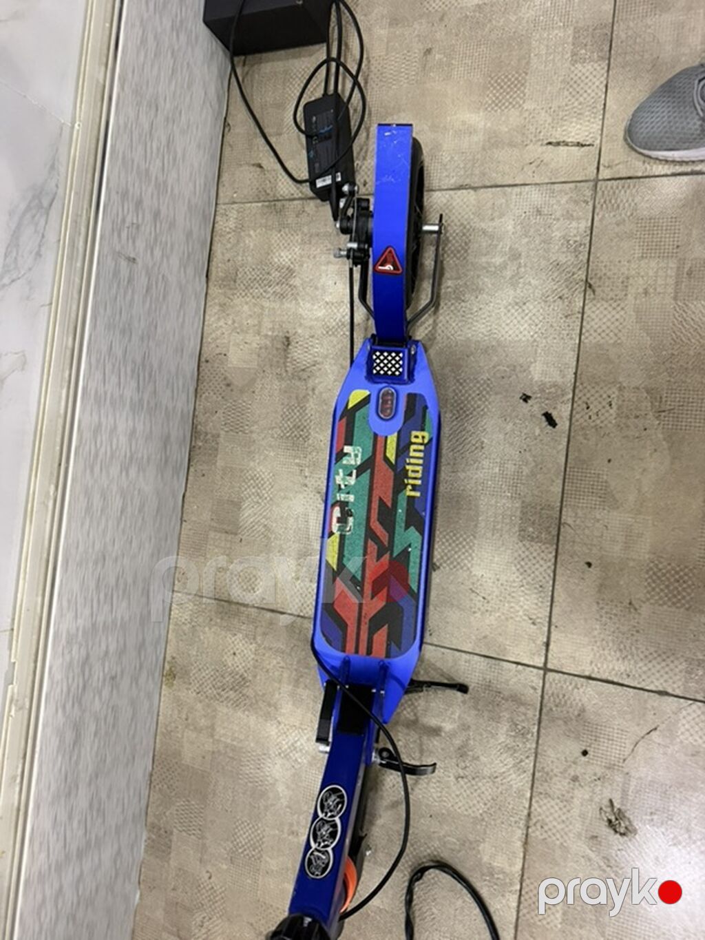Şəhər üçün elektrik skuter - Rəng: mavi, rəngarəng “City Riding” — Skuterlər, Bakı (4)