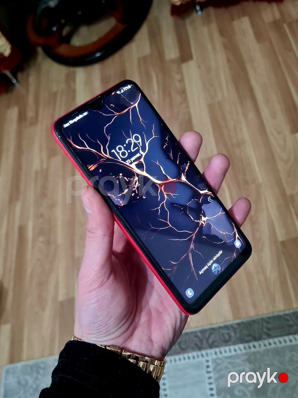 Samsung Galaxy A02, 32 GB, rəng - Qırmızı, Zəmanət, Sensor, İki sim kartlı — Samsung, Bakı (2)