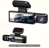 Avtomobil üçün 2 linzalı DVR kamera - Ön və arxa görüntü üçün iki — Nurlan
