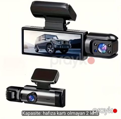 Avtomobil üçün 2 linzalı DVR kamera - Ön və arxa görüntü üçün iki — Mingəçevir