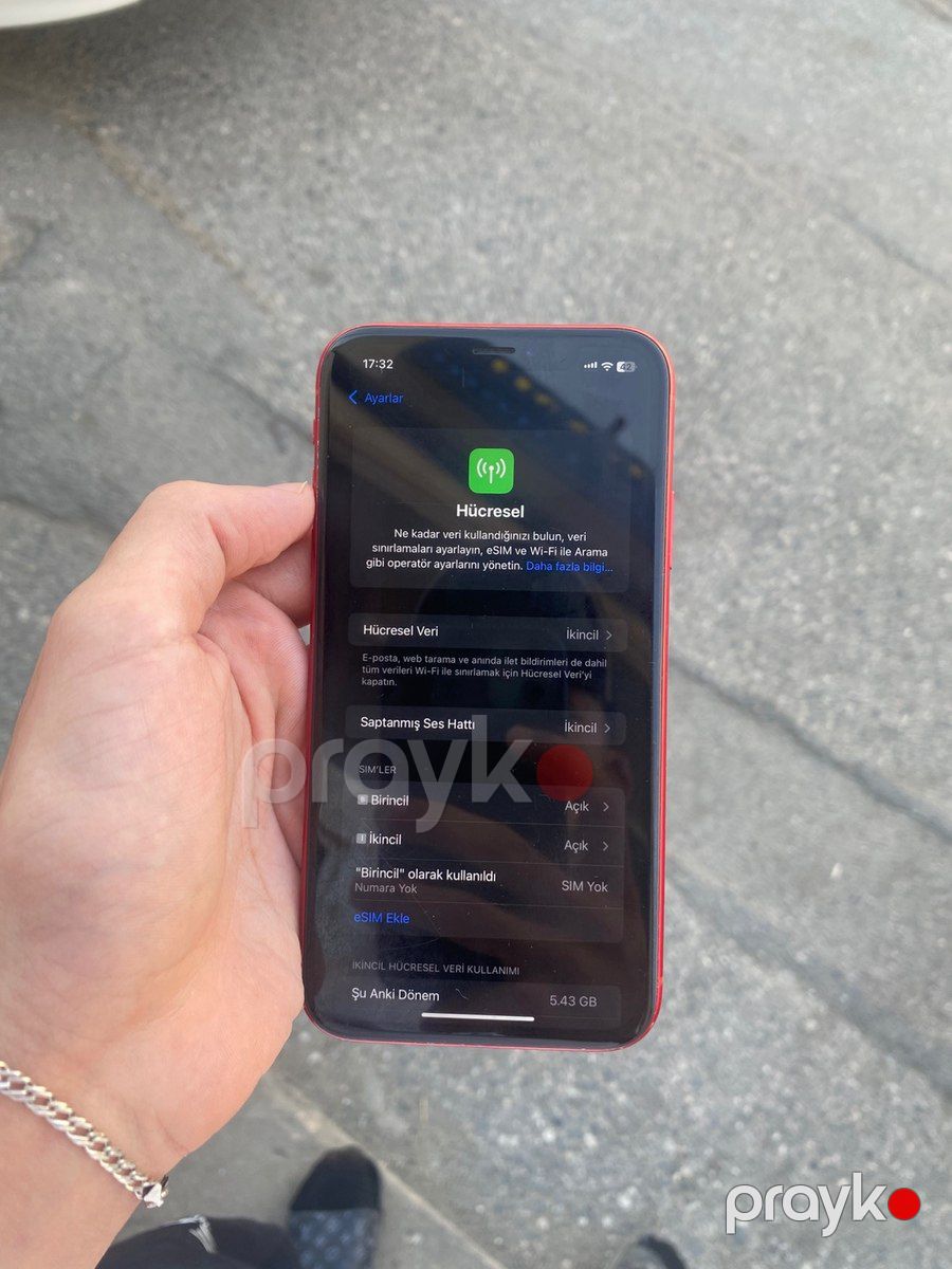 Apple iPhone XR Red 64GB/3GB — Smartfonlar, Bakı (11)
