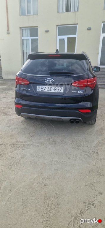 Hyundai Santa Fe, 2.0 L, 2015 il, 142 000 km — Avtomobillər, Şəmkir (3)