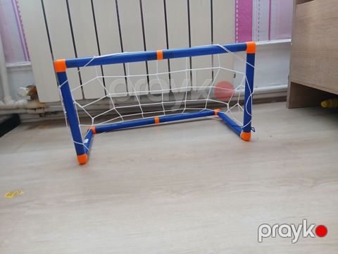 Uşaqlar üçün mini futbol qapısı seti - Yığılabilən plastik karkas — Gəncə