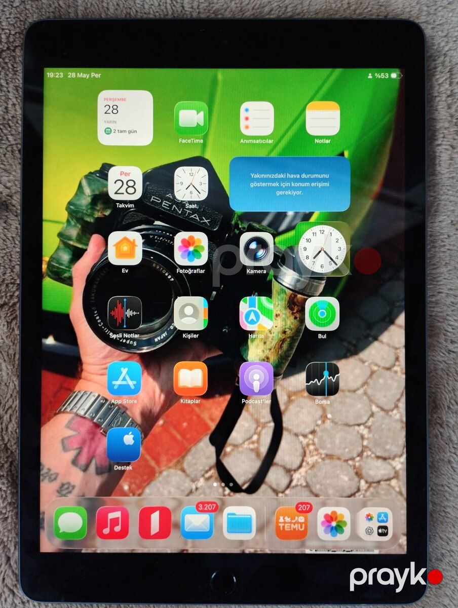 Apple iPad 8th 10.2 Silver 128GB — Planshetlər, Qəbələ (2)
