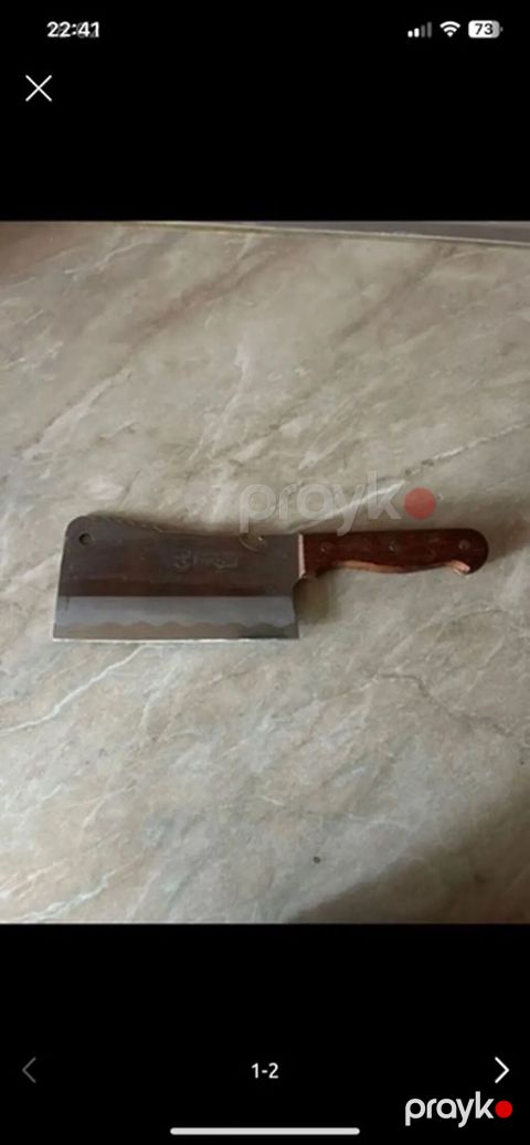 Mətbəx satırı (kəsici balta) - Material: paslanmayan polad bıçaq — Bakı