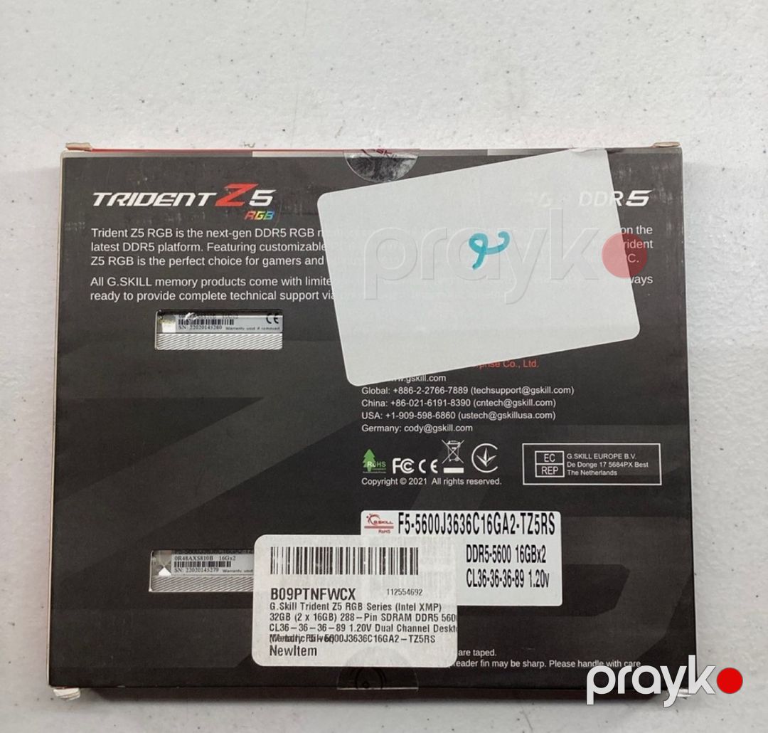 RAM G.skıll Trident Z5 Neo DDR5 32GB (2x16GB) 6000MHz — Kompüterlər və noutbuklar, Bakı (2)