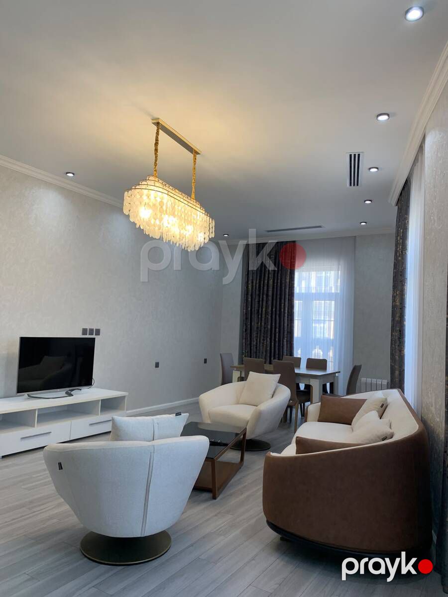 İcarəyə verilir 3 otaqlı yeni tikili 135 m² — Mənzil, Bakı (2)