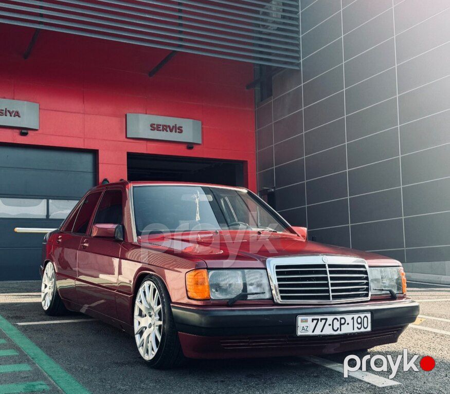 Mercedes 190, 2.6 L, 1990 il, 250 000 km — Avtomobillər, Bakı (3)
