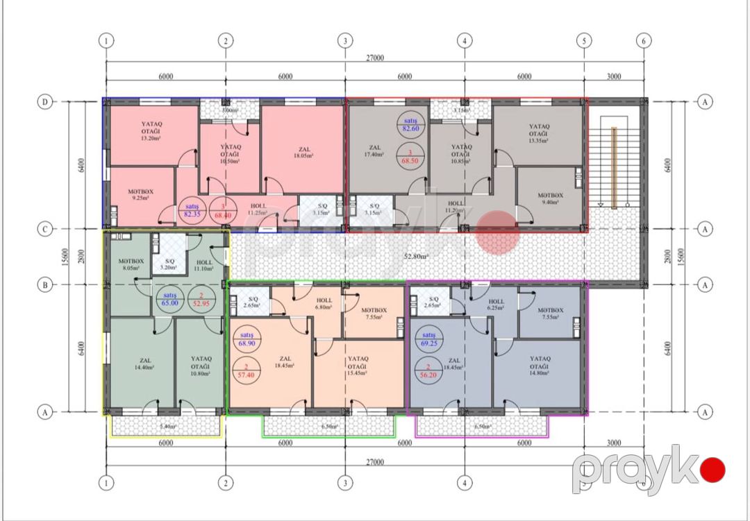 Satılır 2 otaqlı yeni tikili 65 m² — Mənzil, Bakı (2)
