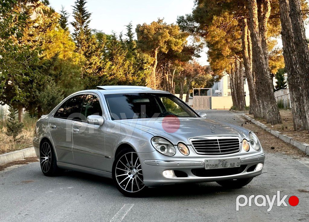 Mercedes E 270, 2.7 L, 2002 il, 302 000 km — Avtomobillər, Bakı (6)