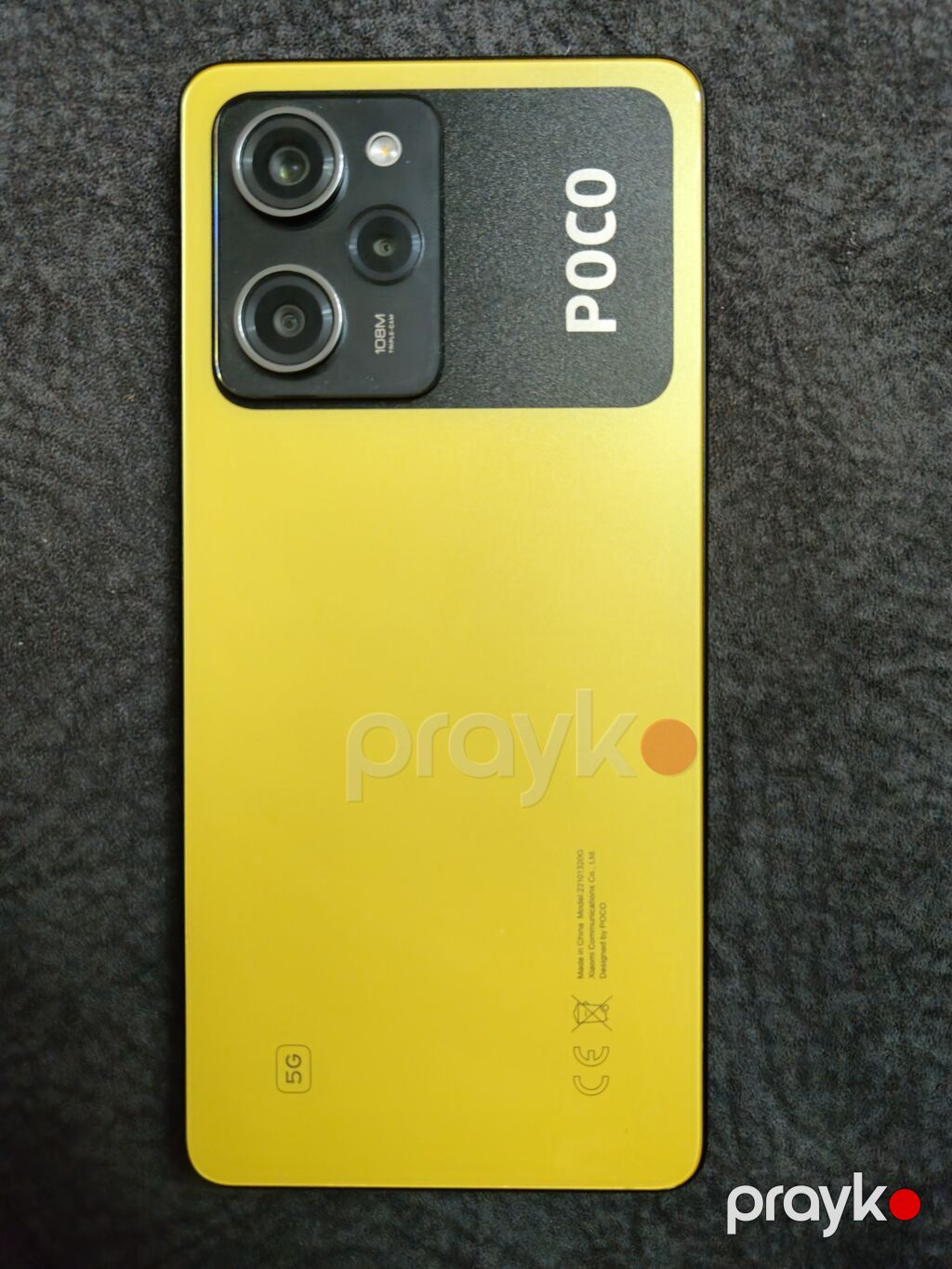 Poco X5 Pro 5G, rəng - Sarı, Barmaq izi — Xiaomi, Pirəkəşkül