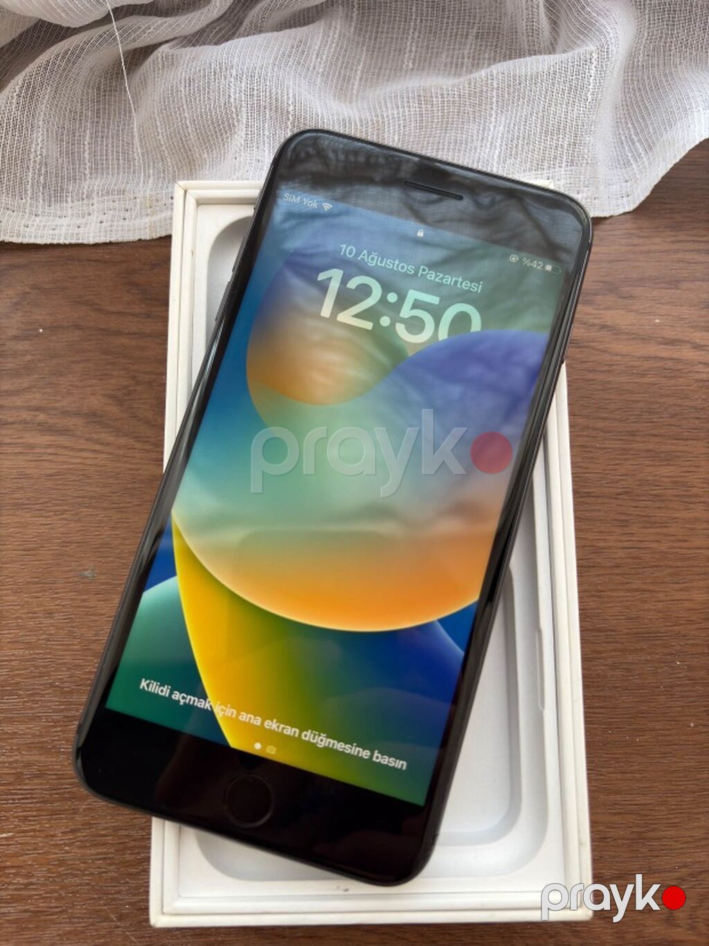 IPhone 8 Plus, Jet Black, Barmaq izi — Apple iPhone, Bakı (3)