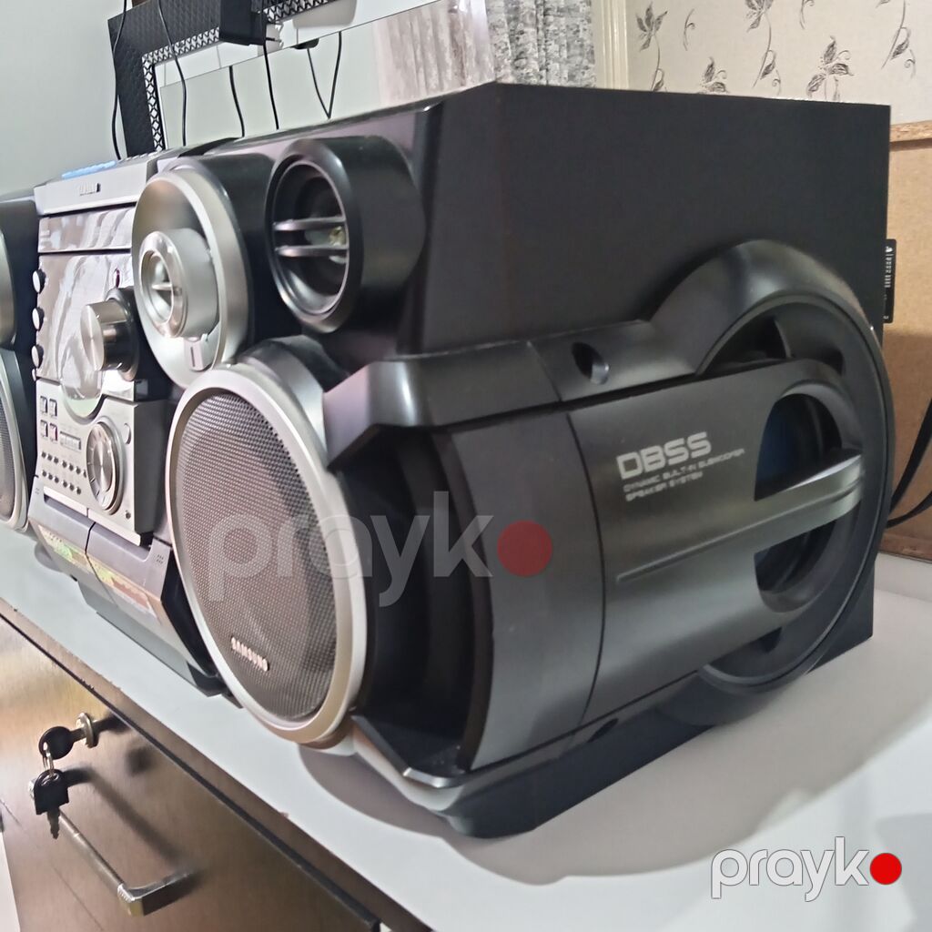 Samsung mini audio sistem – güclü ev musiqi mərkəzi. Elave basovikleri — Akustik sistemlər, Şəki (3)