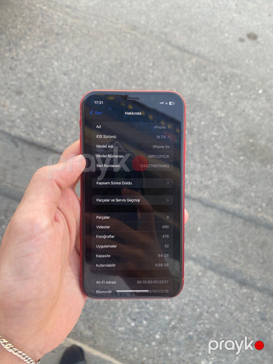 Apple iPhone XR Red 64GB/3GB — Smartfonlar, Bakı (6)