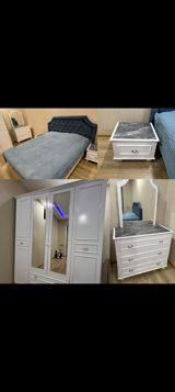 Embavood yataq dəsti 550₼. İdeal vəziyyətdə. matrası var.Ünvan əcəmi — fidan Aliyeva vasteci — Bedroom furniture sets