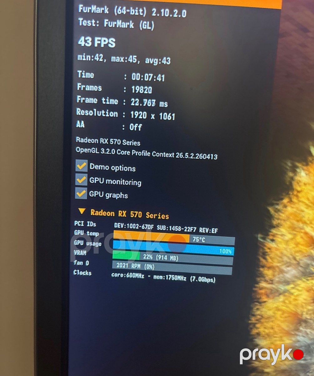 Gigabyte RX 570 Gaming 4G — Kompüterlər və noutbuklar, Bakı (2)