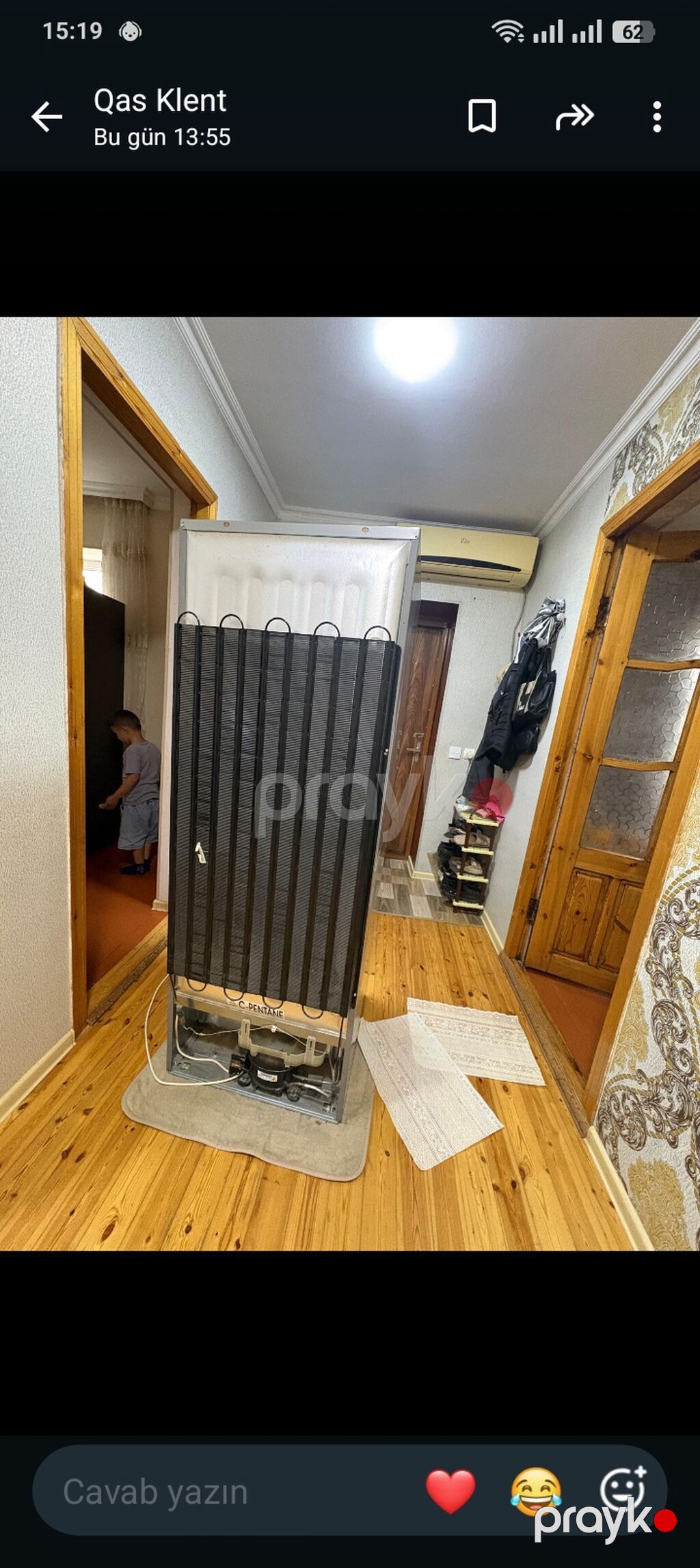Indesit iki qapılı soyuducu Əla vəziyyətdədir - Rəng: metalik/boz — Soyuducular, Masazır (5)