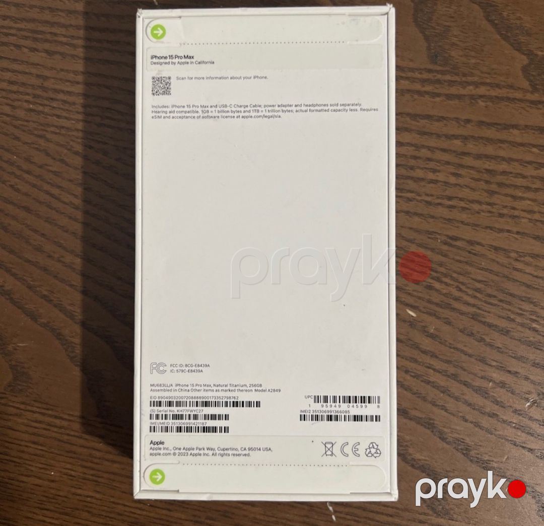 Apple iPhone 15 Pro Max Natural Titanium 256GB/8GB — Smartfonlar, Bakı (3)