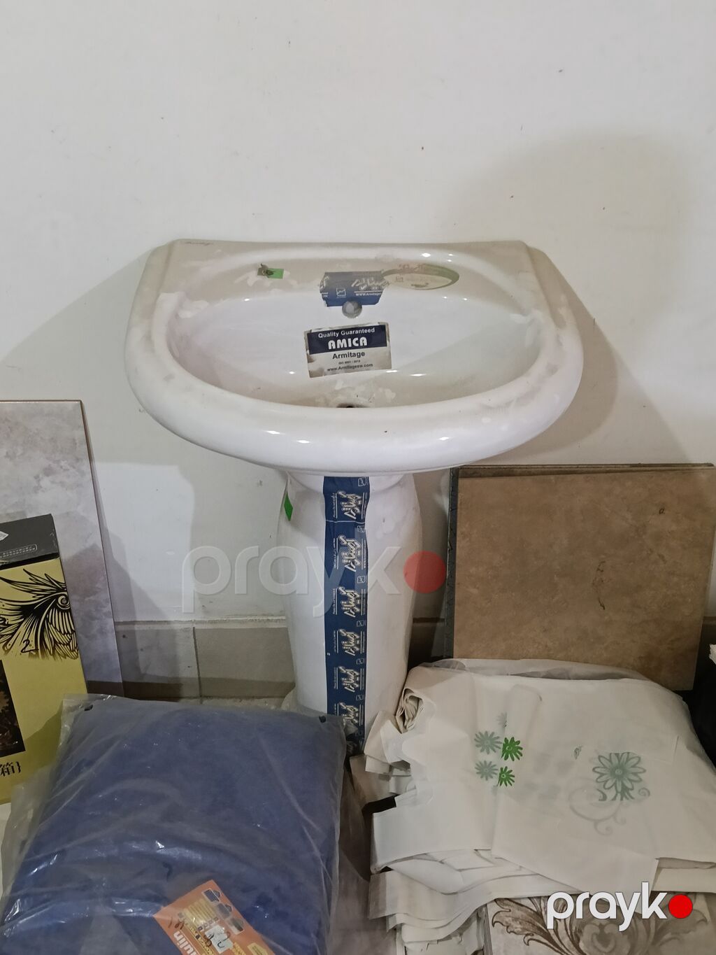 Amıca Armitage pjedestallı əl-üz yuma lavabosu - Brend/model: Amıca — Lavabolar, Bakı (3)