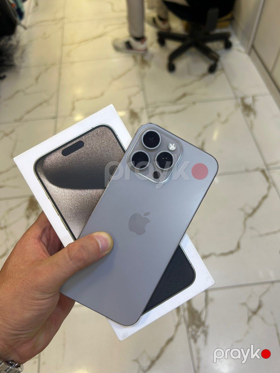 Apple iPhone 15 Pro Max Natural Titanium 256GB/8GB — Smartfonlar, Bakı