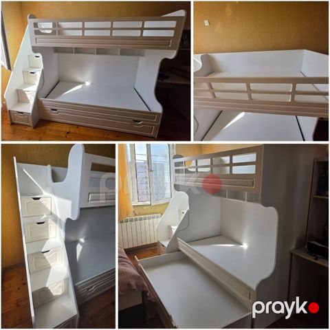 Ikimertebeli çarpayi.matraslarla birge.qiymet 480 man.mdf.alt — Bakı