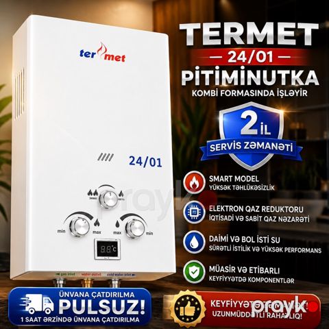 Su qızdırıcısı Termet 24 lt — Bakı