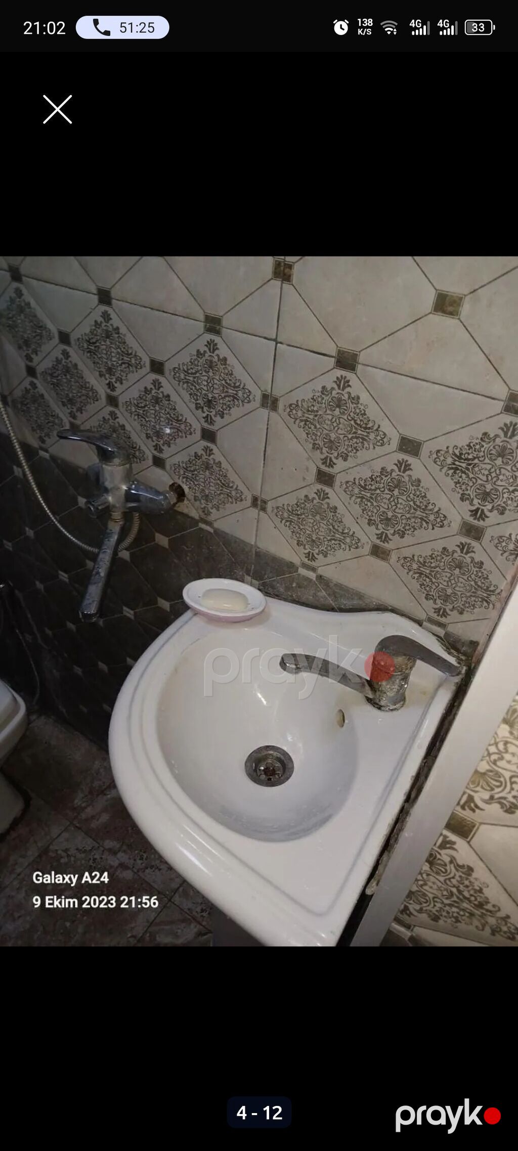 1 Otaqlı Mənzil Kirayə Verilir Yasamal rayonu — İnşaatçılar — Mənzil, Bakı (8)