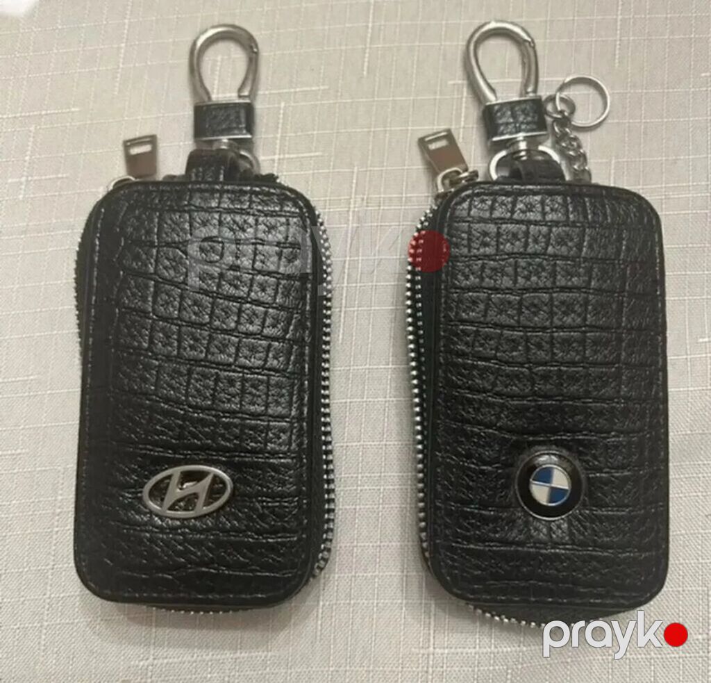 Avtomobil açarı üçün dəri etui/kamera - Material: qara rəngli — Digər, Bakı (6)